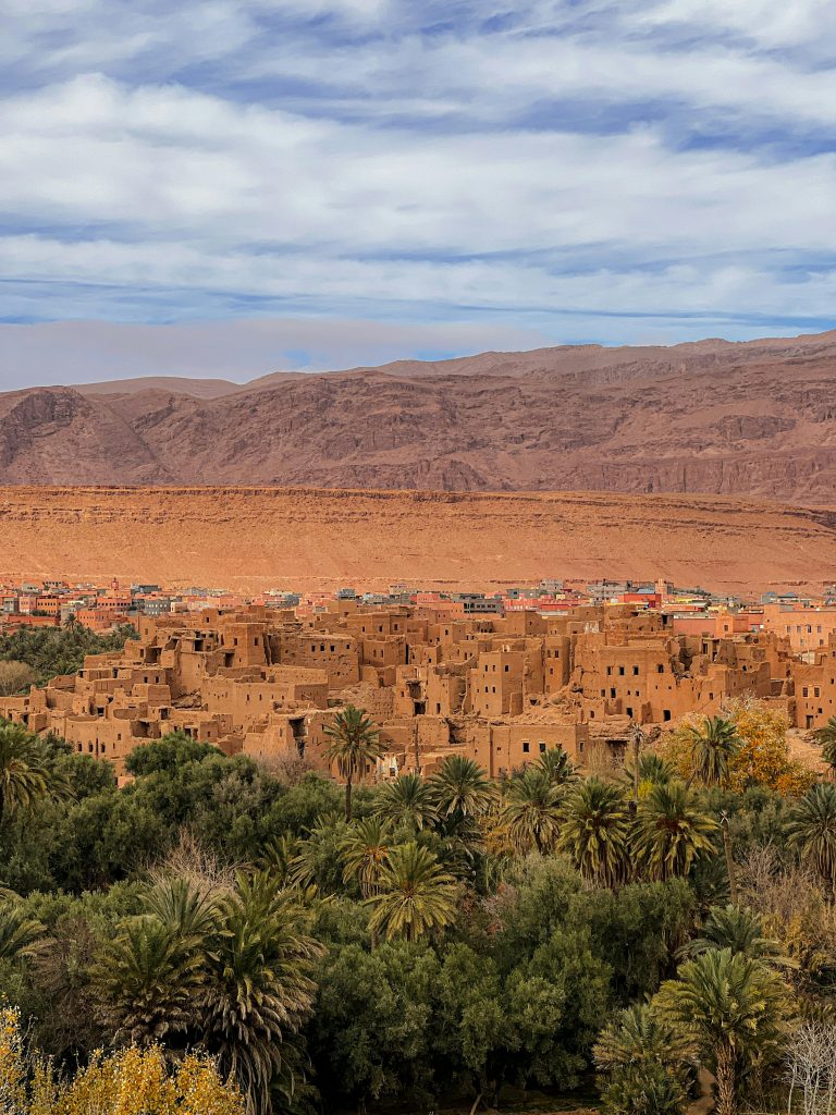The Dades Gorge cutting through the Atlas Mountains