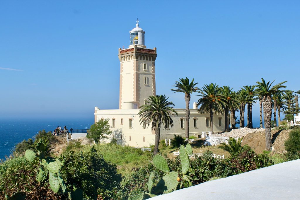 The coastline at Tangier on the Strait of Gibraltar